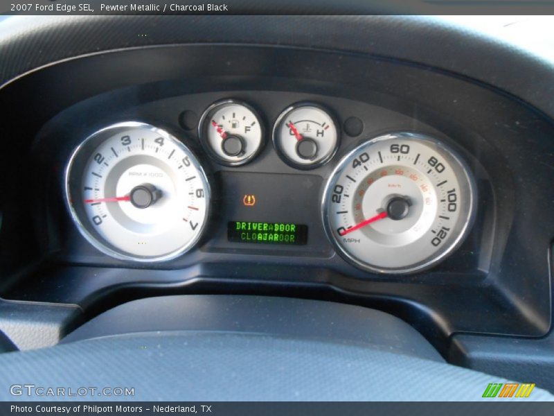 Pewter Metallic / Charcoal Black 2007 Ford Edge SEL