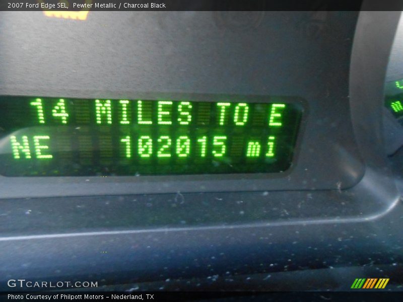 Pewter Metallic / Charcoal Black 2007 Ford Edge SEL