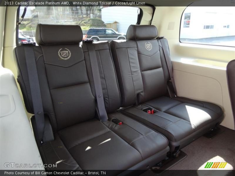 Rear Seat of 2013 Escalade Platinum AWD