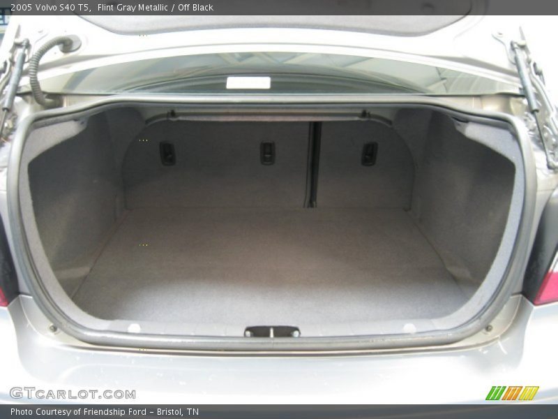 Flint Gray Metallic / Off Black 2005 Volvo S40 T5
