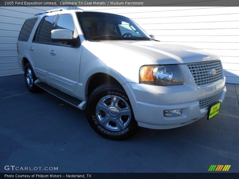 Cashmere Tri Coat Metallic / Medium Parchment 2005 Ford Expedition Limited