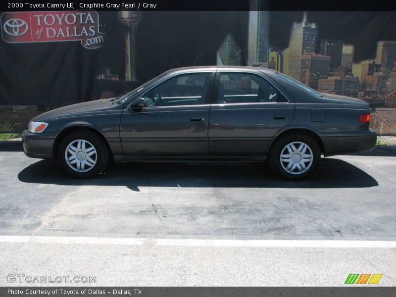 Graphite Gray Pearl / Gray 2000 Toyota Camry LE