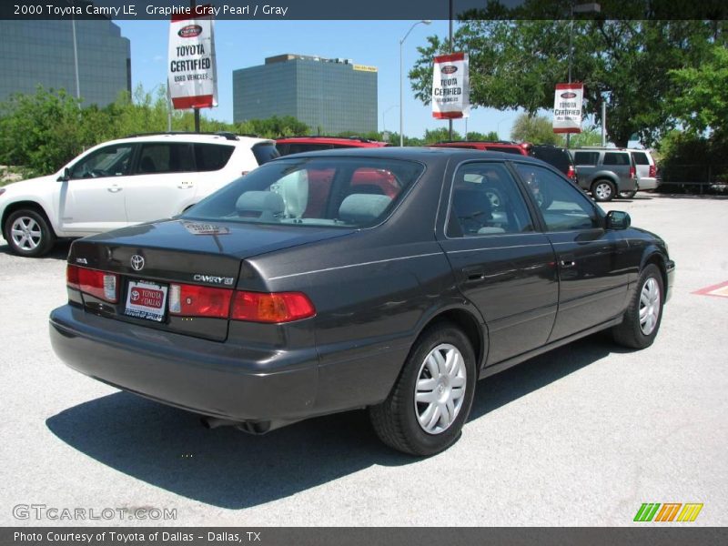 Graphite Gray Pearl / Gray 2000 Toyota Camry LE