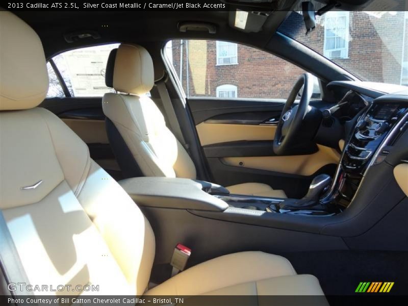 Silver Coast Metallic / Caramel/Jet Black Accents 2013 Cadillac ATS 2.5L