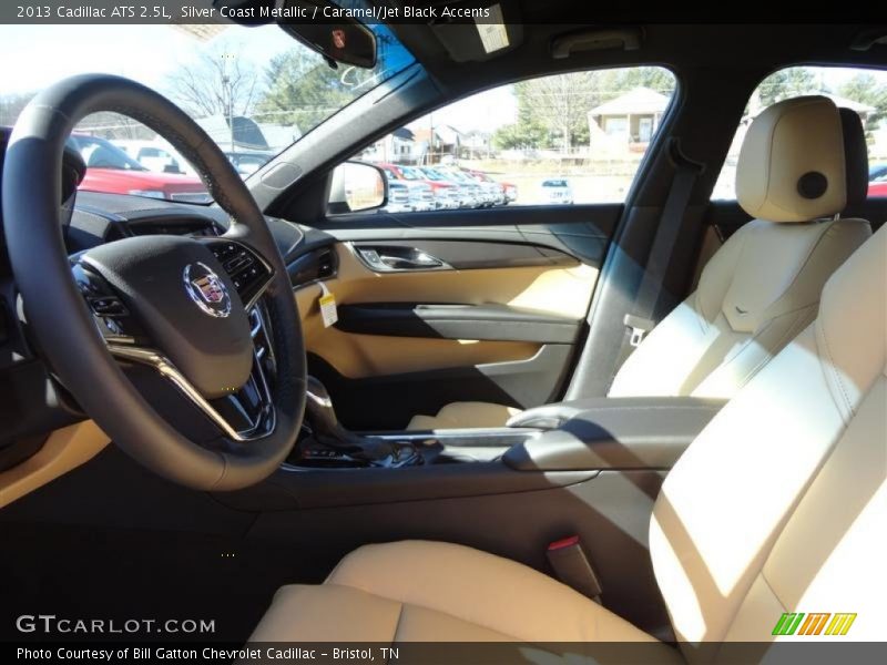 Silver Coast Metallic / Caramel/Jet Black Accents 2013 Cadillac ATS 2.5L