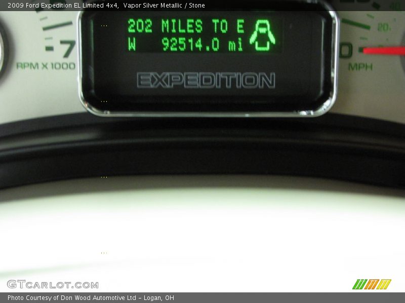 Vapor Silver Metallic / Stone 2009 Ford Expedition EL Limited 4x4