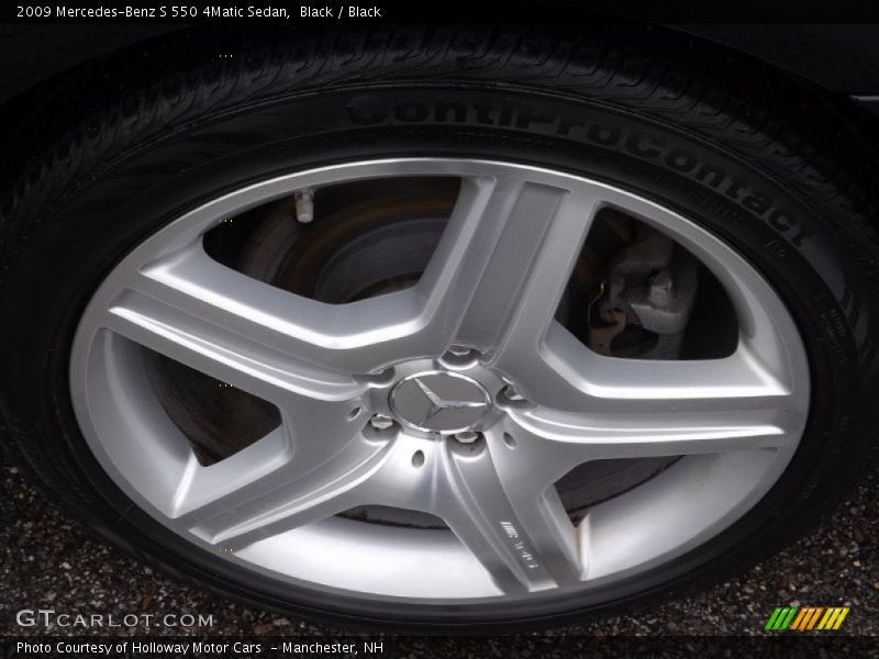 Black / Black 2009 Mercedes-Benz S 550 4Matic Sedan