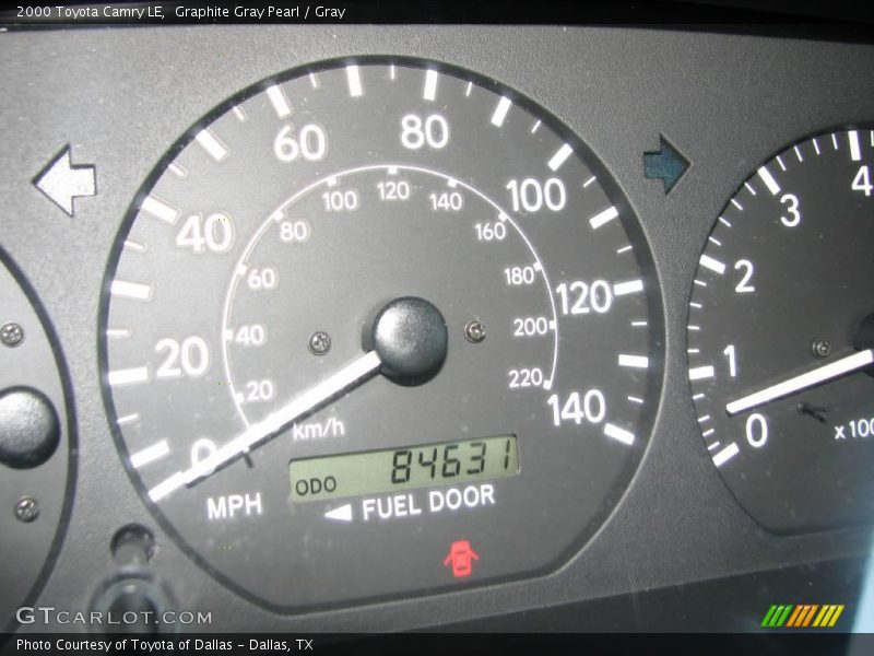 Graphite Gray Pearl / Gray 2000 Toyota Camry LE