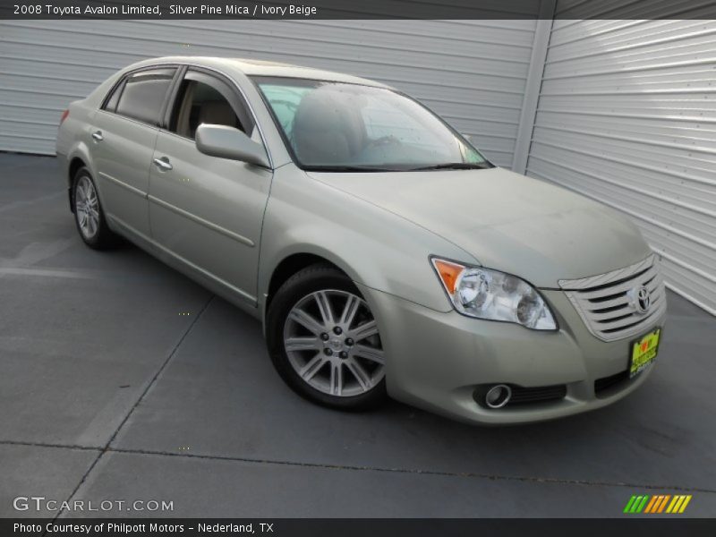 Silver Pine Mica / Ivory Beige 2008 Toyota Avalon Limited