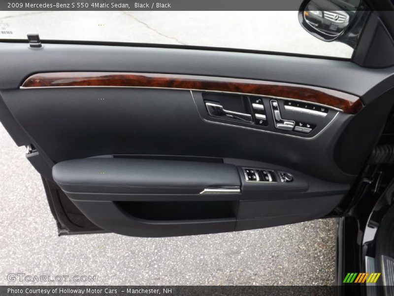 Black / Black 2009 Mercedes-Benz S 550 4Matic Sedan