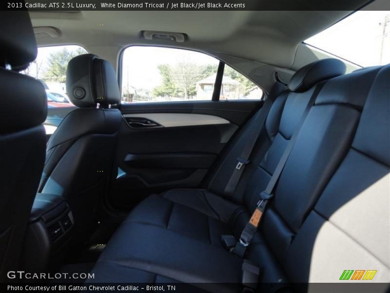 White Diamond Tricoat / Jet Black/Jet Black Accents 2013 Cadillac ATS 2.5L Luxury