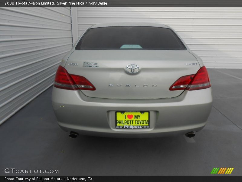 Silver Pine Mica / Ivory Beige 2008 Toyota Avalon Limited
