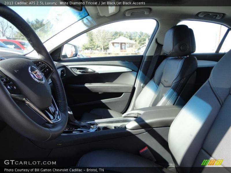 White Diamond Tricoat / Jet Black/Jet Black Accents 2013 Cadillac ATS 2.5L Luxury