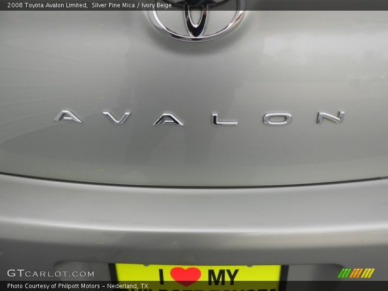 Silver Pine Mica / Ivory Beige 2008 Toyota Avalon Limited