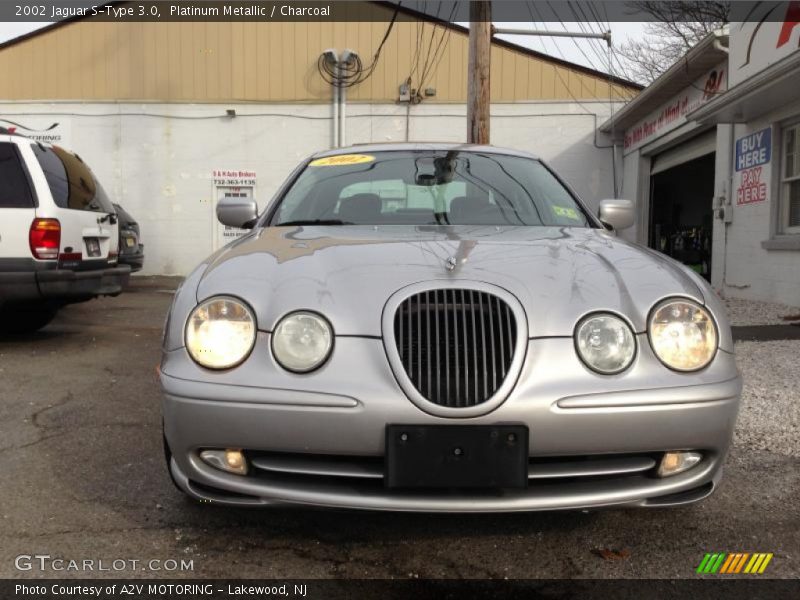 Platinum Metallic / Charcoal 2002 Jaguar S-Type 3.0