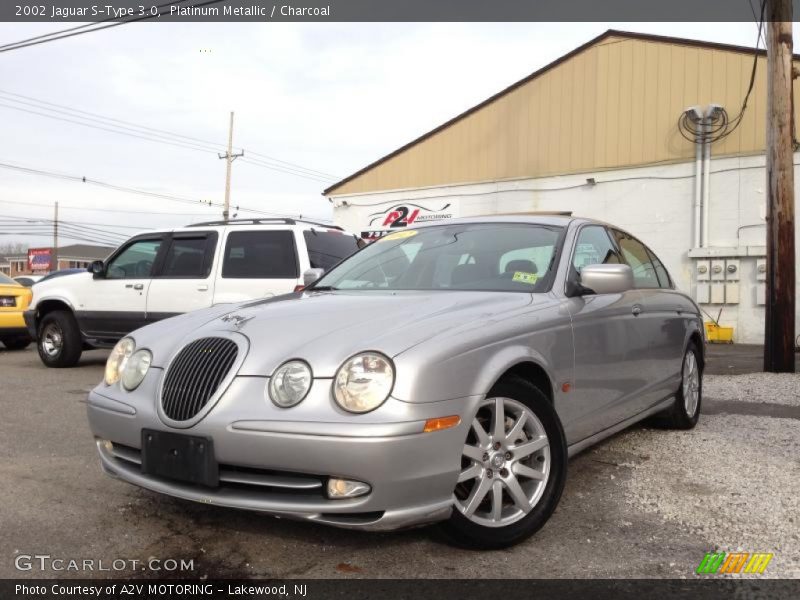 Platinum Metallic / Charcoal 2002 Jaguar S-Type 3.0