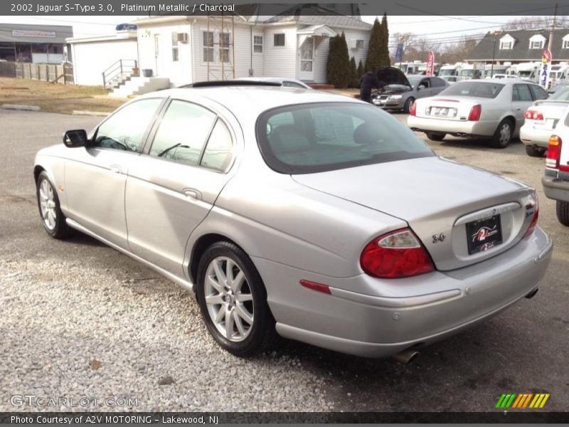 Platinum Metallic / Charcoal 2002 Jaguar S-Type 3.0
