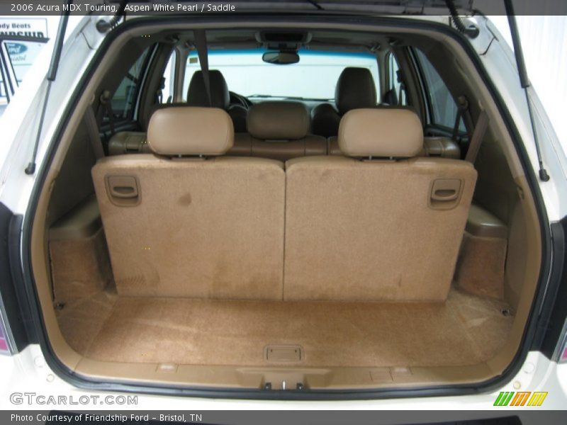 Aspen White Pearl / Saddle 2006 Acura MDX Touring