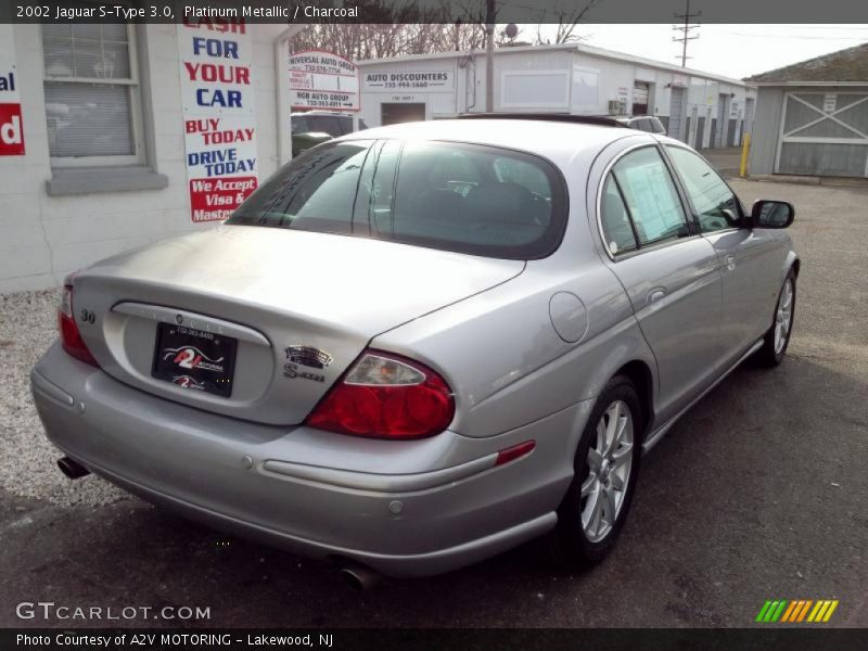 Platinum Metallic / Charcoal 2002 Jaguar S-Type 3.0