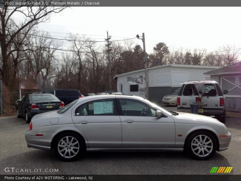 Platinum Metallic / Charcoal 2002 Jaguar S-Type 3.0