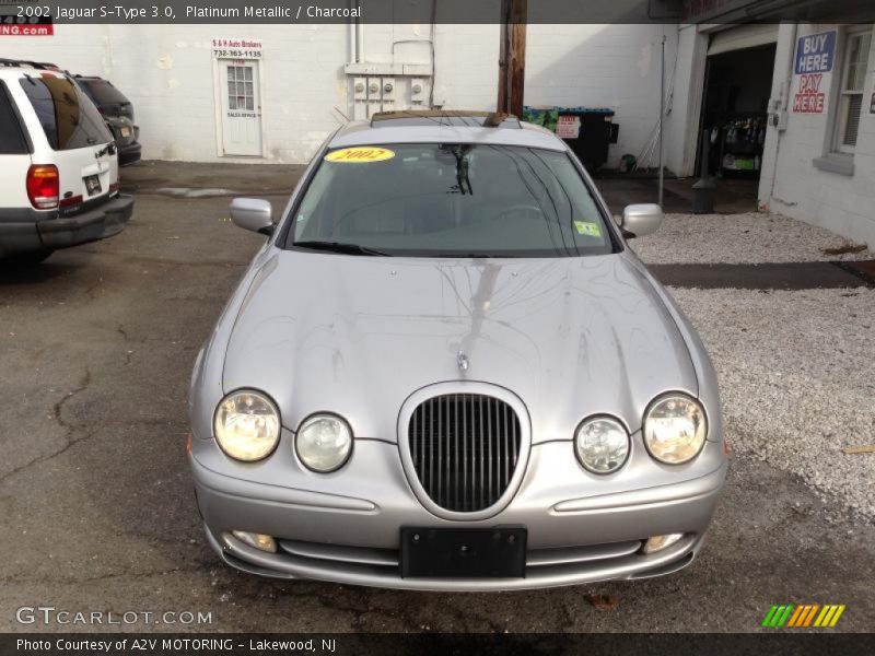 Platinum Metallic / Charcoal 2002 Jaguar S-Type 3.0