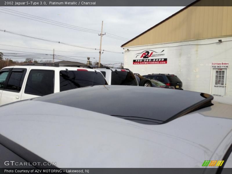 Platinum Metallic / Charcoal 2002 Jaguar S-Type 3.0
