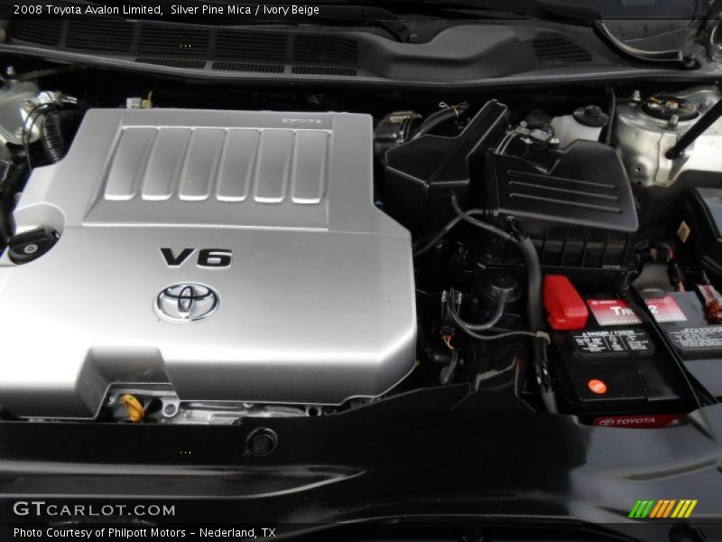 Silver Pine Mica / Ivory Beige 2008 Toyota Avalon Limited