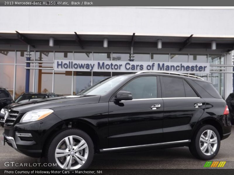 Black / Black 2013 Mercedes-Benz ML 350 4Matic
