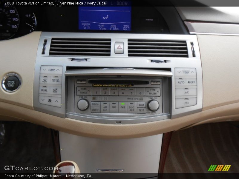 Silver Pine Mica / Ivory Beige 2008 Toyota Avalon Limited