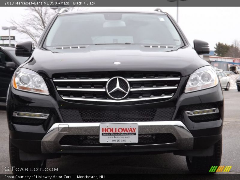 Black / Black 2013 Mercedes-Benz ML 350 4Matic
