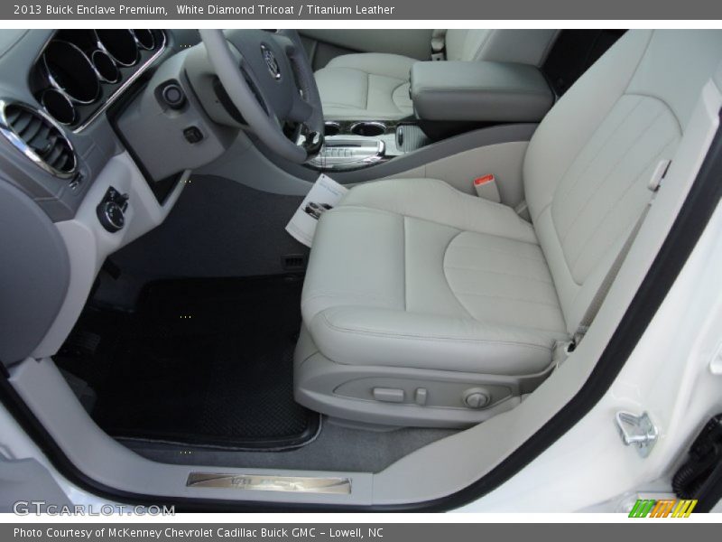 Front Seat of 2013 Enclave Premium