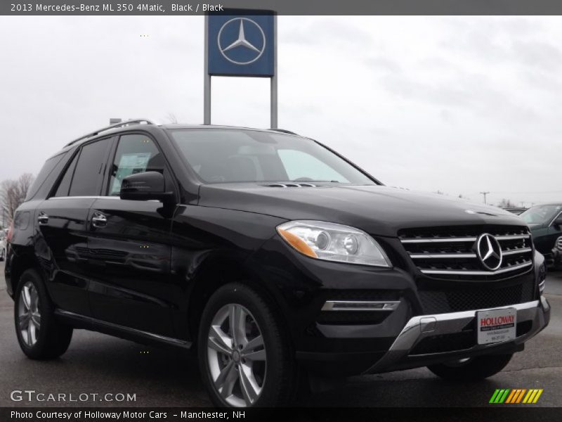 Black / Black 2013 Mercedes-Benz ML 350 4Matic