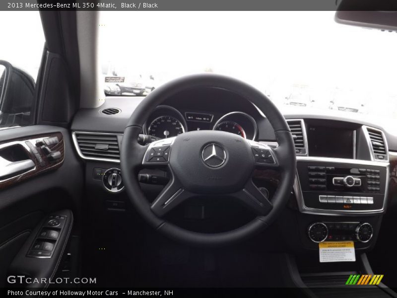Black / Black 2013 Mercedes-Benz ML 350 4Matic