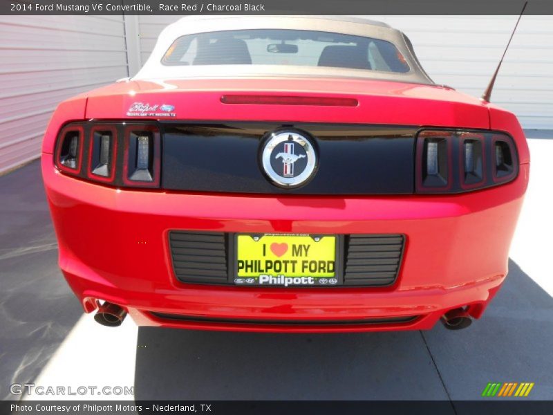 Race Red / Charcoal Black 2014 Ford Mustang V6 Convertible