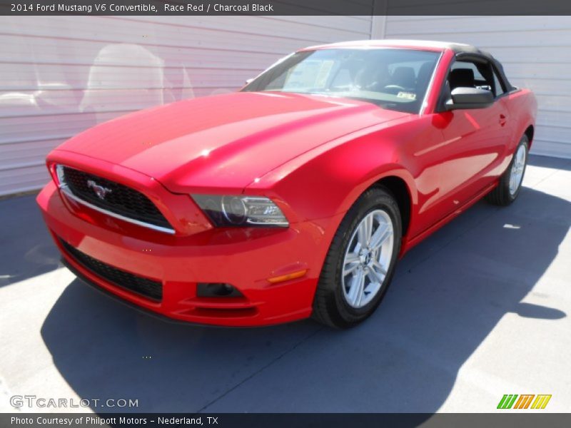 Race Red / Charcoal Black 2014 Ford Mustang V6 Convertible
