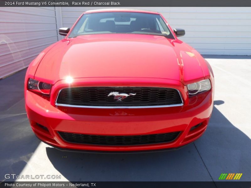 Race Red / Charcoal Black 2014 Ford Mustang V6 Convertible