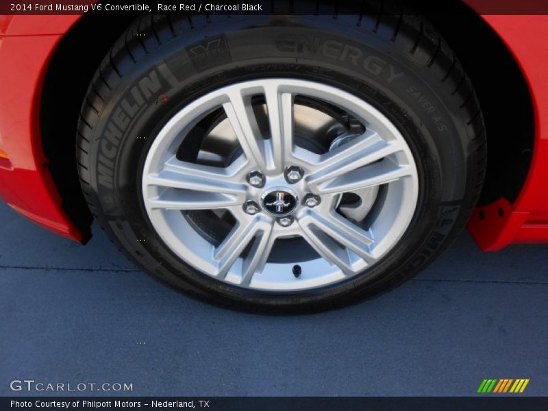 Race Red / Charcoal Black 2014 Ford Mustang V6 Convertible