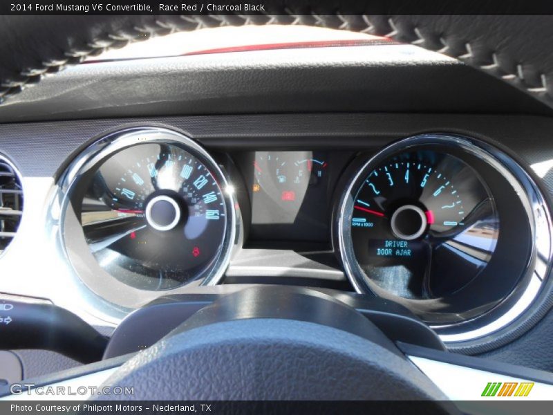 Race Red / Charcoal Black 2014 Ford Mustang V6 Convertible