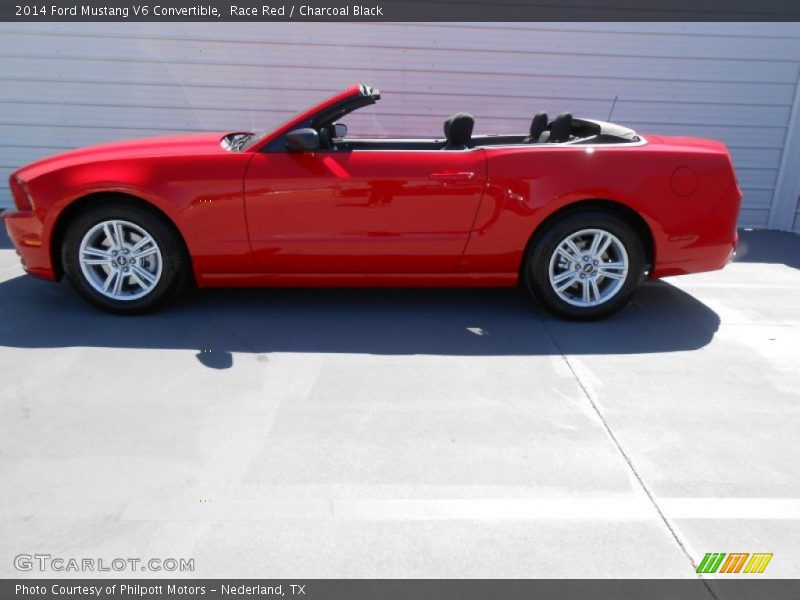 Race Red / Charcoal Black 2014 Ford Mustang V6 Convertible