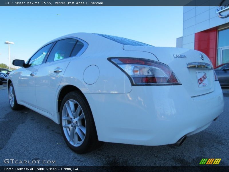 Winter Frost White / Charcoal 2012 Nissan Maxima 3.5 SV
