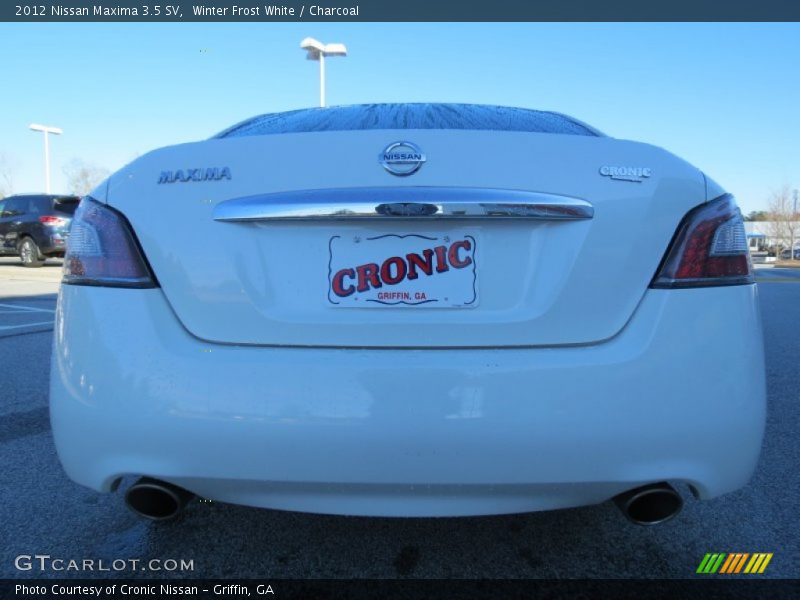 Winter Frost White / Charcoal 2012 Nissan Maxima 3.5 SV
