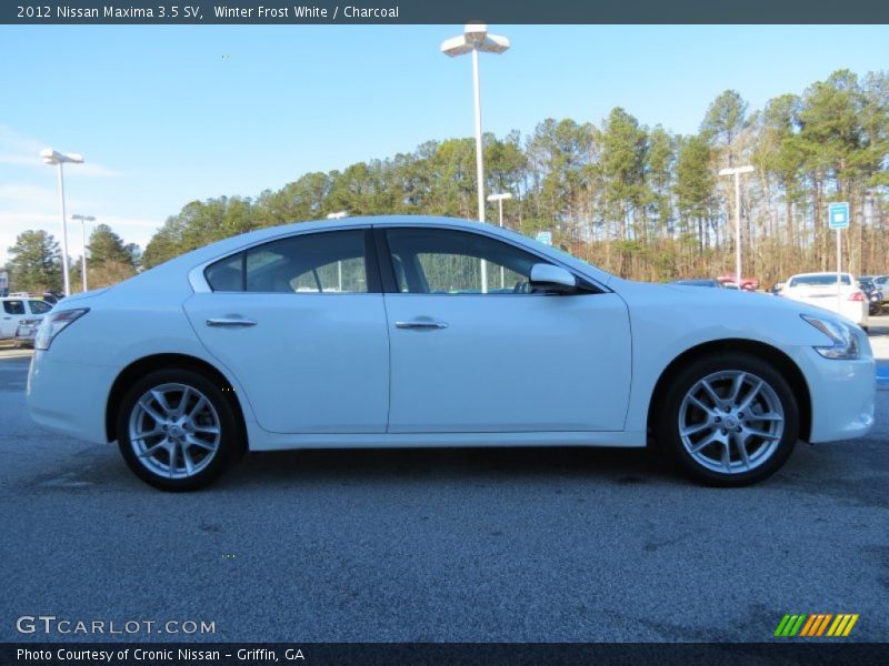 Winter Frost White / Charcoal 2012 Nissan Maxima 3.5 SV