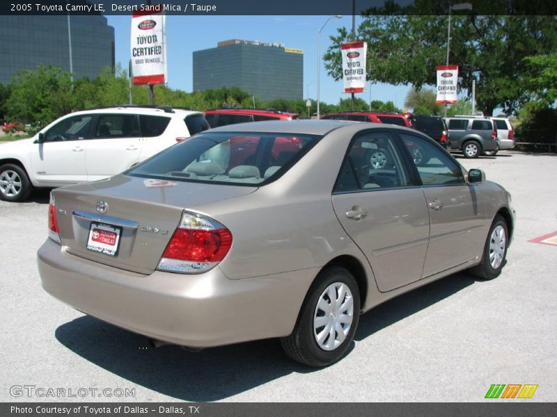 Desert Sand Mica / Taupe 2005 Toyota Camry LE