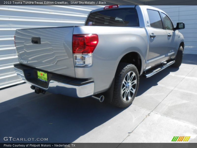 Silver Sky Metallic / Black 2013 Toyota Tundra Texas Edition CrewMax