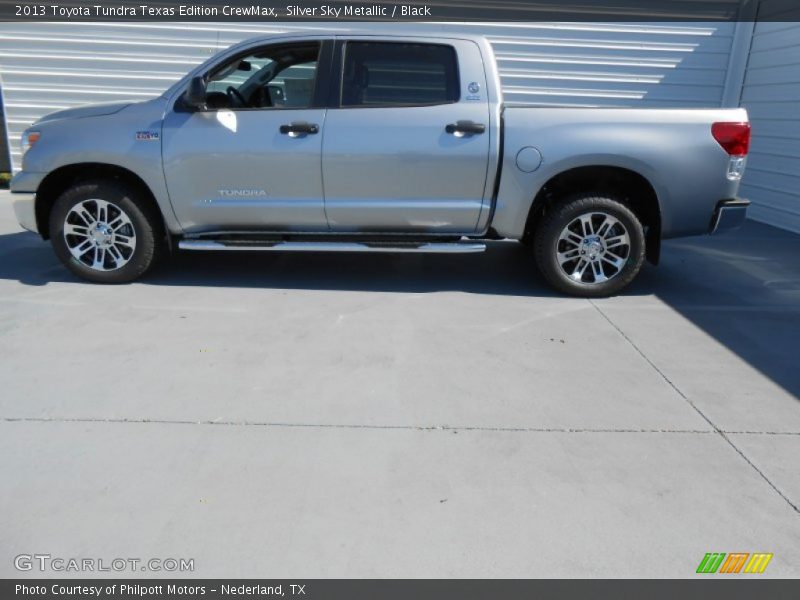 Silver Sky Metallic / Black 2013 Toyota Tundra Texas Edition CrewMax