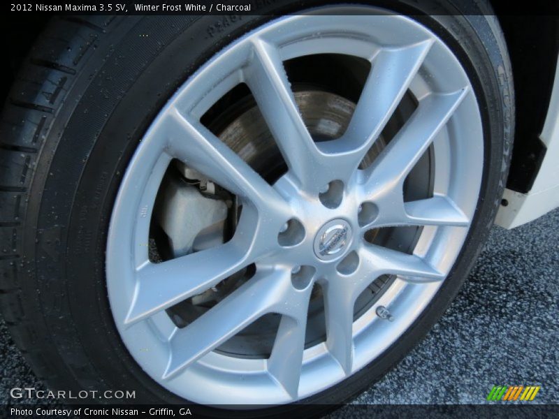 Winter Frost White / Charcoal 2012 Nissan Maxima 3.5 SV