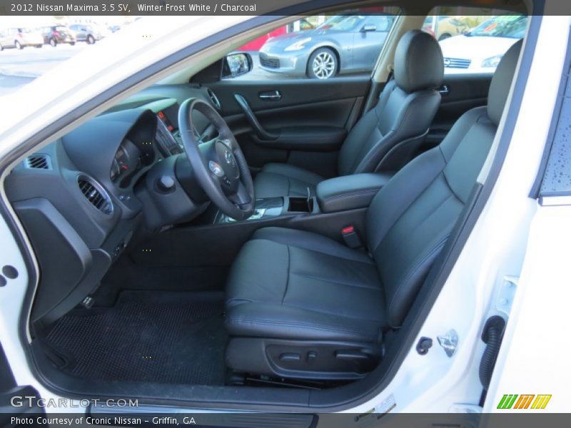 Winter Frost White / Charcoal 2012 Nissan Maxima 3.5 SV