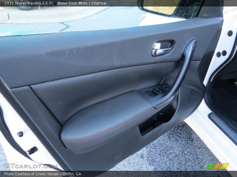 Winter Frost White / Charcoal 2012 Nissan Maxima 3.5 SV