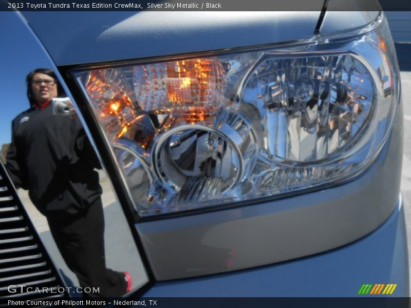 Silver Sky Metallic / Black 2013 Toyota Tundra Texas Edition CrewMax