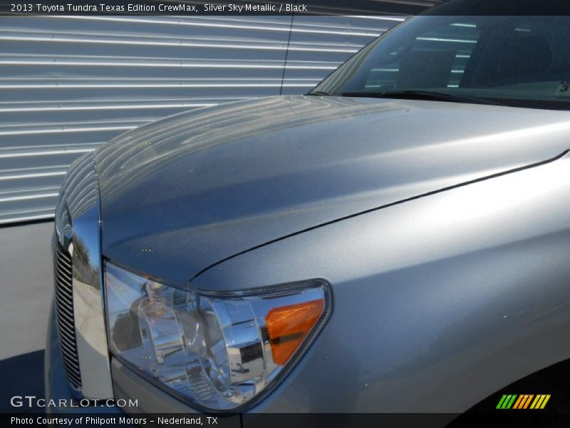 Silver Sky Metallic / Black 2013 Toyota Tundra Texas Edition CrewMax